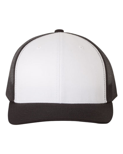 Patch Special - Laser Etched Leather Patch (Matte) on Trucker Hat