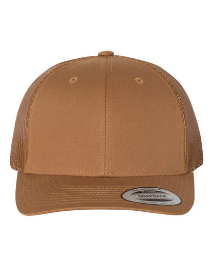 Patch Special - Laser Etched Leather Patch (Matte) on Trucker Hat