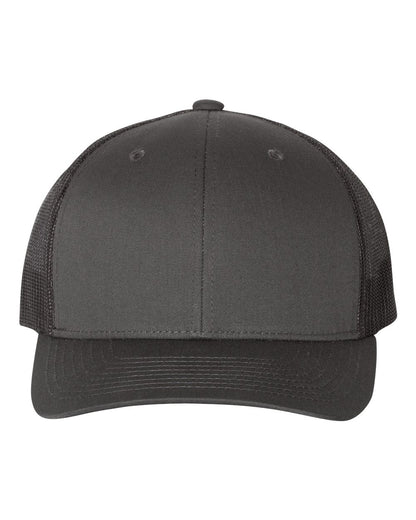 Patch Special - Laser Etched Leather Patch (Matte) on Trucker Hat