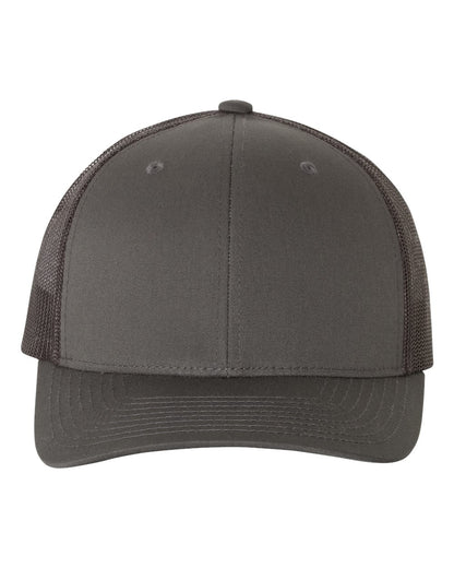 Patch Special - Laser Etched Leather Patch (Matte) on Trucker Hat