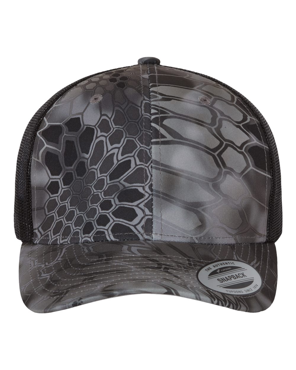 Patch Special - Laser Etched Leather Patch (Matte) on Trucker Hat