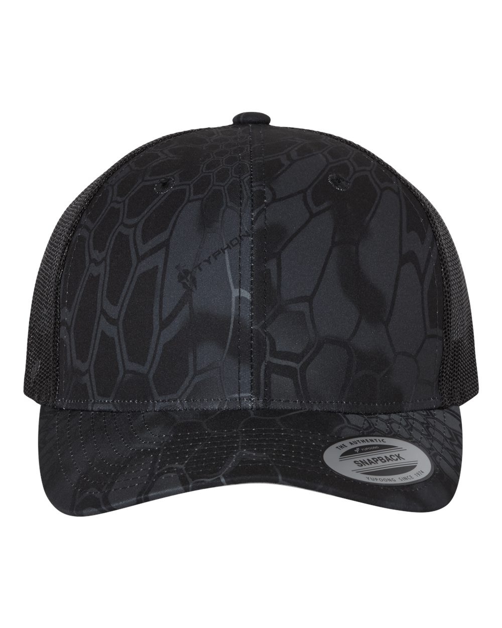 Patch Special - Laser Etched Leather Patch (Matte) on Trucker Hat
