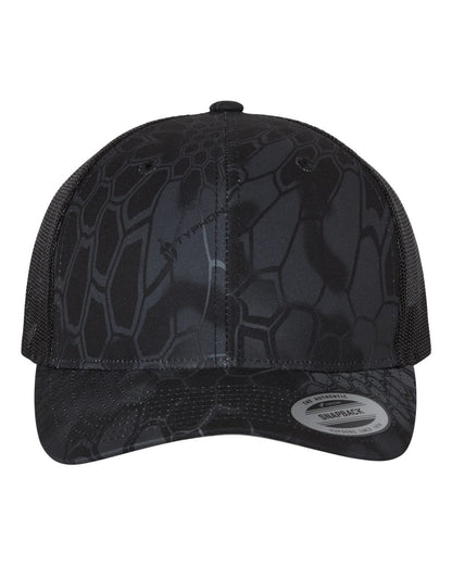 Patch Special - Laser Etched Leather Patch (Matte) on Trucker Hat