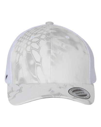 Patch Special - Laser Etched Leather Patch (Matte) on Trucker Hat