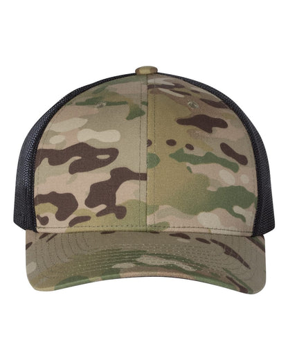 Patch Special - Laser Etched Leather Patch (Matte) on Trucker Hat